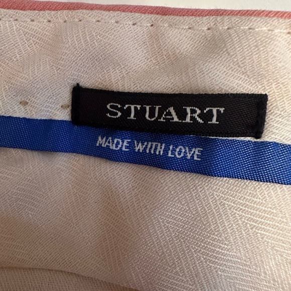 Scotch & Soda Men’s Stuart Straight Chino Pants Coral Color Size 33x29 Preppy - Picture 4 of 16